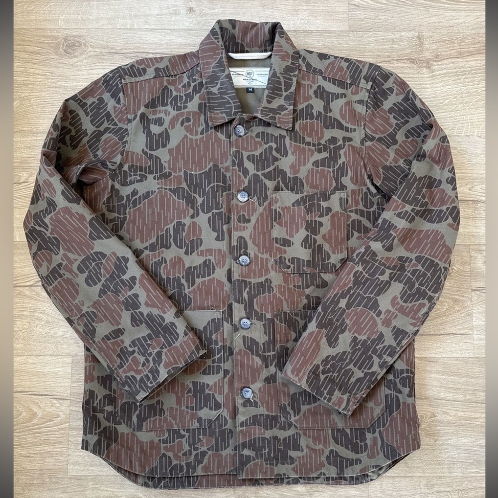 Men’s RGT Camo rain jacket sz medium